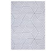 Hezagon Rug Grey Extra Large