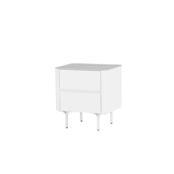Higgins Bedside Table - White by Interior Secrets - AfterPay Available