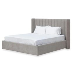 Hillsdale Wide Base Queen Bed Frame - Oyster Beige - Last One by Interior Secrets - AfterPay Available