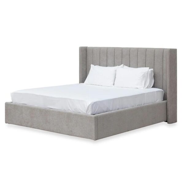 Hillsdale Wide Base Queen Bed Frame - Oyster Beige - Last One by Interior Secrets - AfterPay Available