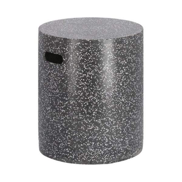 Jairo Terrazzo Outdoor Side Table - Speckled Charcoal by Interior Secrets - AfterPay Available