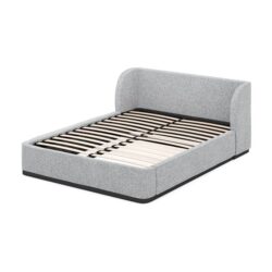 Jamar Queen Bed Frame - Dusty Pepper Boucle by Interior Secrets - AfterPay Available