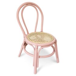 Jasper Rattan Kids Chair - Pink by Interior Secrets - AfterPay Available