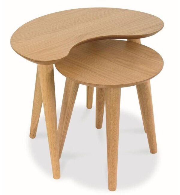 Johansen Nest of Wooden Side Tables - Natural by Interior Secrets - AfterPay Available