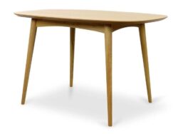 Johansen Scandinavian 1.3m Fixed Dining Table - Natural by Interior Secrets - AfterPay Available