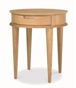 Johansen Scandinavian Oak Lamp Side Table with Drawers - Natural by Interior Secrets - AfterPay Available
