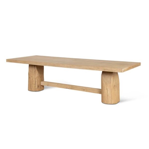 Josif 2.8m Elm Dining Table - Natural by Interior Secrets - AfterPay Available
