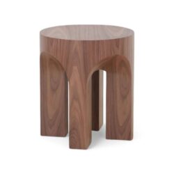 Jozi 49.5cm Round Side Table - Walnut by Interior Secrets - AfterPay Available