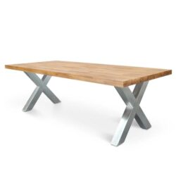 Kent 2.5m Outdoor Dining Table - Galvanized by Interior Secrets - AfterPay Available