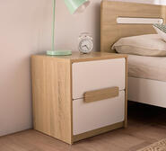 Kids Cabin 2 Drawer Bedside Brown