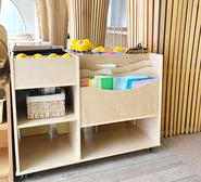 Kids Jooyes Storage Trolley Neutral