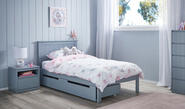 Kids Jordan Single Storage Bedroom Package White