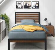 Kids Trix Single Bed In Brown