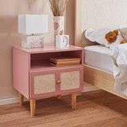 Kids Twilight Bedside Table Pink
