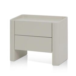 Latonya Bedside Table - Light Grey by Interior Secrets - AfterPay Available
