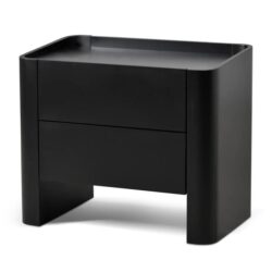 Latonya Bedside Table - Matte Black by Interior Secrets - AfterPay Available
