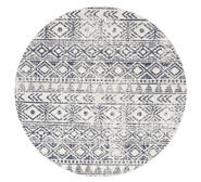 Lita 200 X 200Cm Round Rug Blue Extra Large