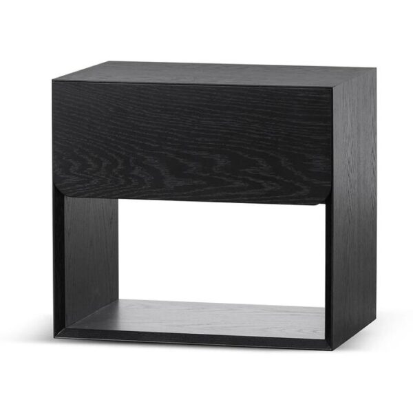 Lonny Oak Bedside Table - Black by Interior Secrets - AfterPay Available