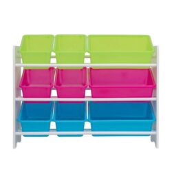 Lotus Kids 9-Bins Toys Organizer Unit Storage Rack