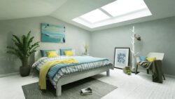 Louise timber low bed frame - headboard 70h