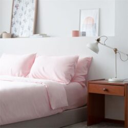 Lyocell Duvet Cover Set (100% TENCEL ) | TENCEL Quilt Cover with Pillow Case Cal King / Blush Pink