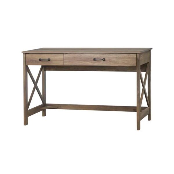 Maestro Furniture Breg Wooden Home Office Computer Working Desk 120cm Rustic Oak
