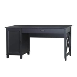 Maestro Furniture Cairo Large Wooden Computer Study Home Office Task Desk 150cm Black