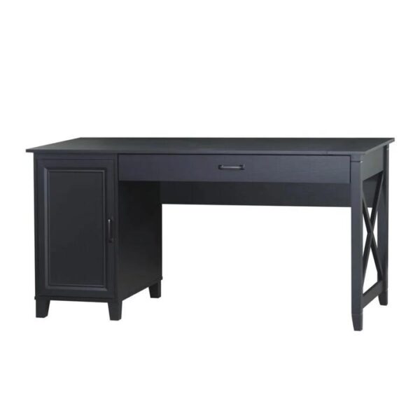 Maestro Furniture Cairo Large Wooden Computer Study Home Office Task Desk 150cm Black