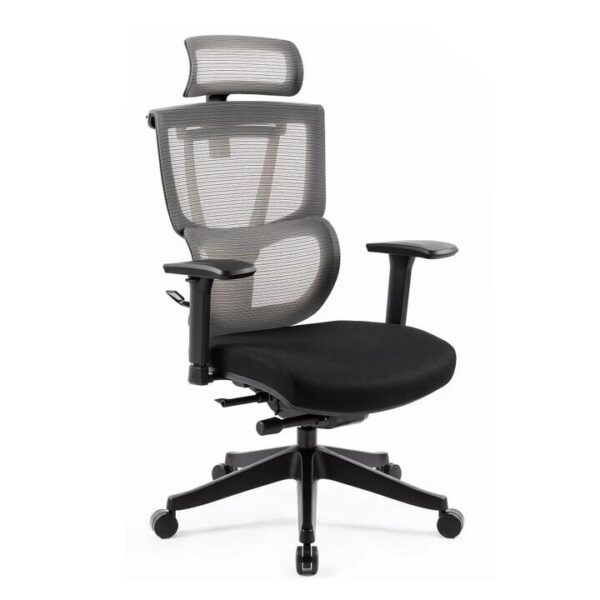 Maestro Furniture Kiran High Mesh Back Fabric Seat Full Adjustable Ergonomic Computer Office Working Chair Black