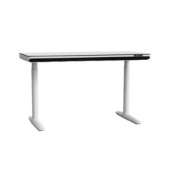 Maestro Furniture Parco Duo Motor Sit & Stand Comptuer Gaming Working Home Office Desk 140cm White
