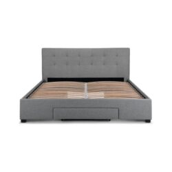 Manarola Collection 3 Drawer Bed Frame - Grey, Double - Double