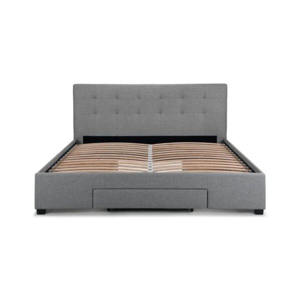 Manarola Collection 3 Drawer Bed Frame - Grey, Double - Double