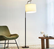 Manora Astrid 165Cm Floor Lamp Black