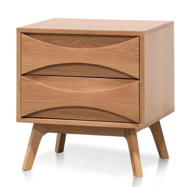 Marlon 2 Drawer Bedside Table - Natural by Interior Secrets - AfterPay Available