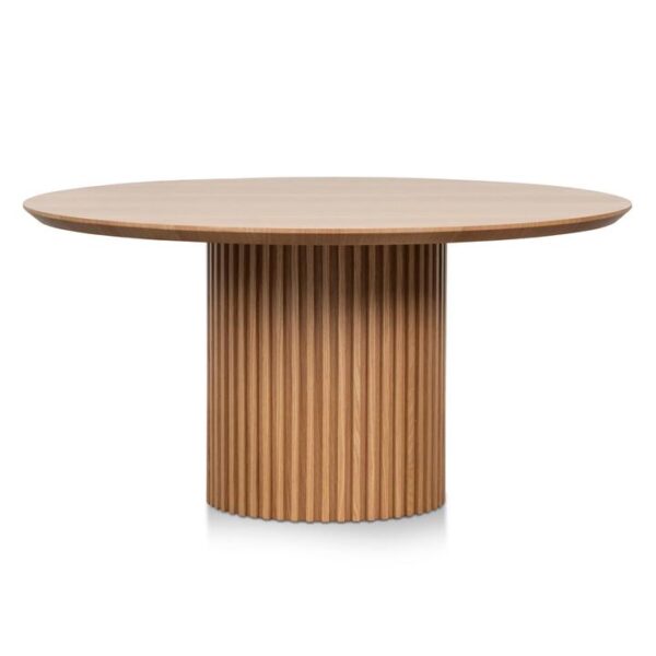 Marty 1.5m Wooden Round Dining Table - Natural by Interior Secrets - AfterPay Available