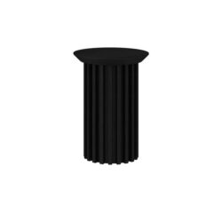 Marty Round Side Table - Black Oak by Interior Secrets - AfterPay Available