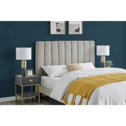 Megan Bed Head Cloud Grey - Queen