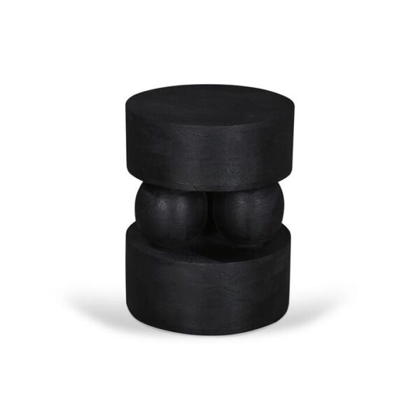 Metody 40cm Round Side Table - Black by Interior Secrets - AfterPay Available