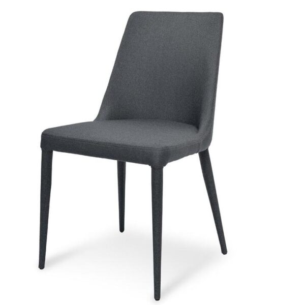 Millie Fabric Dining Chair - Gunmetal Grey - Last One by Interior Secrets - AfterPay Available