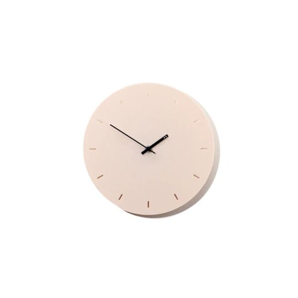 Minimal 25cm Wall Clock - Almond Cream by Interior Secrets - AfterPay Available