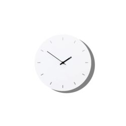 Minimal 25cm Wall Clock - White by Interior Secrets - AfterPay Available