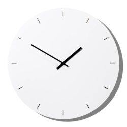 Minimal 49cm Wall Clock - White by Interior Secrets - AfterPay Available