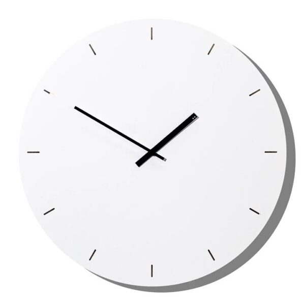 Minimal 49cm Wall Clock - White by Interior Secrets - AfterPay Available