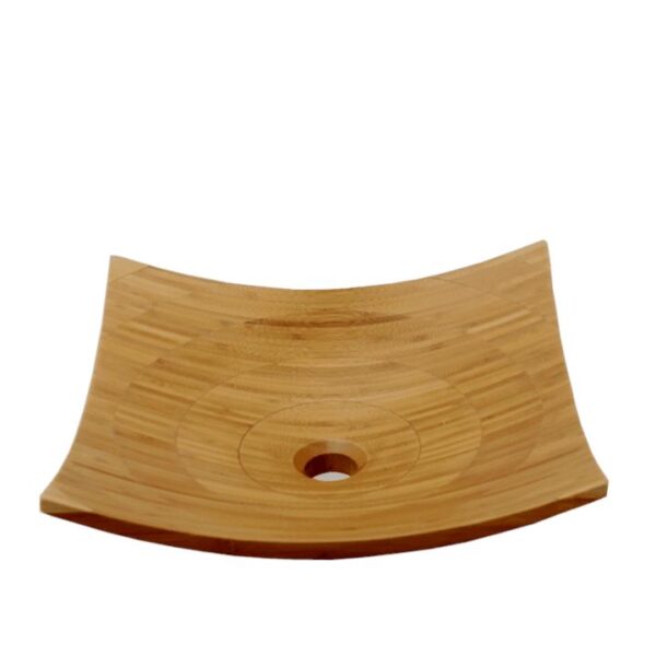 Moku Bamboo Bathroom Basin - Lagoon - 410mm x 410mm