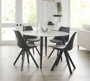 Monaco 4 Seater Dining Table White