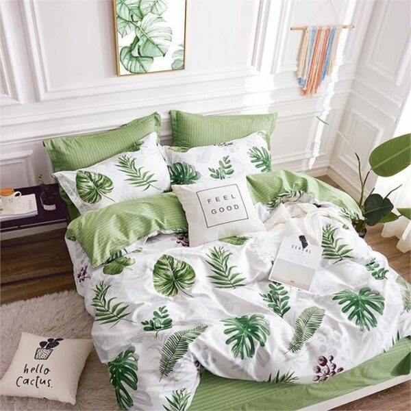 Monstera Quilt Cover Set