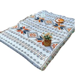NNEOBA Bohemian Style Tassel Blanket & Picnic Mat