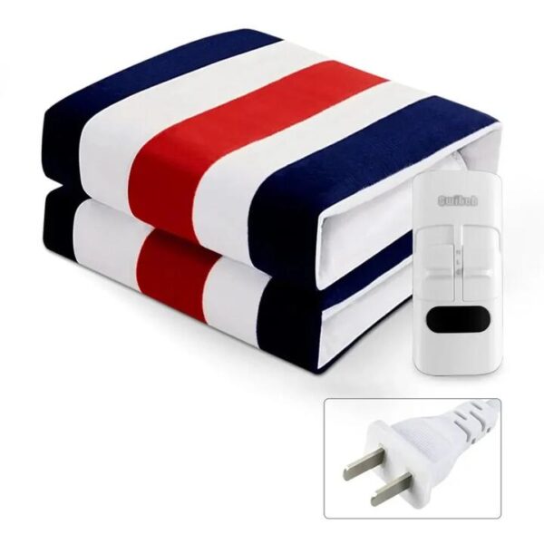 NNEOBA Electric Blanket with Striped Printing