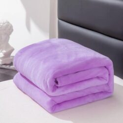 NNEOBA Farley Plush Blanket Cover(Purple)