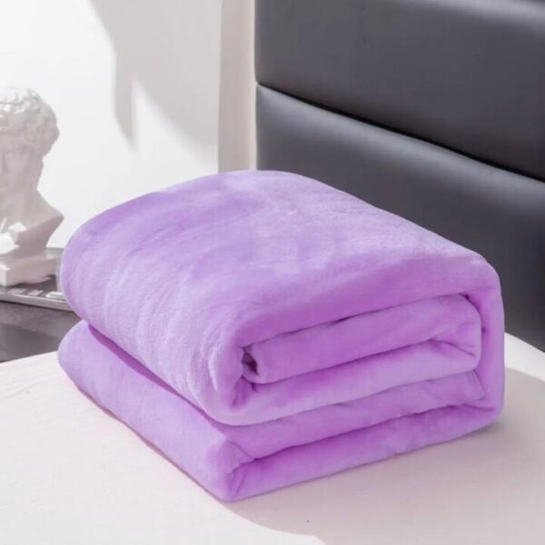 NNEOBA Farley Plush Blanket Cover(Purple)